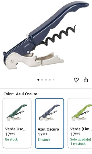 Sacacorchos Pulltap's Azul oscuro y plateado