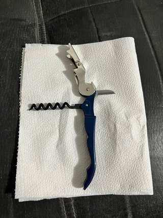 Sacacorchos Pulltap's Azul oscuro y plateado