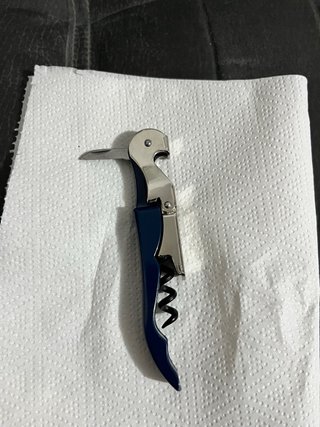 Sacacorchos Pulltap's Azul oscuro y plateado