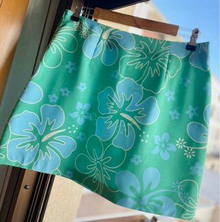 Falda corta estampada floral Primark