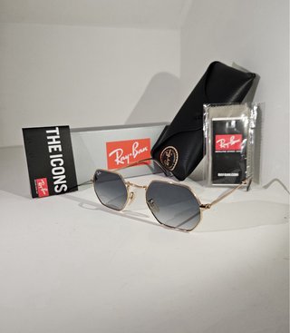 Occhiali Ray-Ban Octagonal Oro Grigio