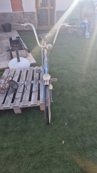 Bicicleta Orbea azul vintage