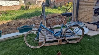 Bicicleta Orbea azul vintage