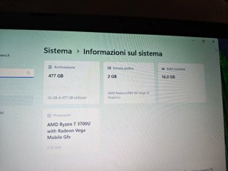 Portatile Acer 3 i7 16gb RAM ssd 500gb 15.6"