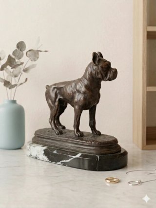 Figura de Bronce - Boxer