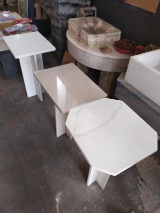 Mesas a medida mármol y piedra