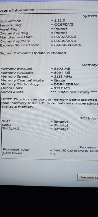 Ordenador Dell Optiplex 3050 i5
