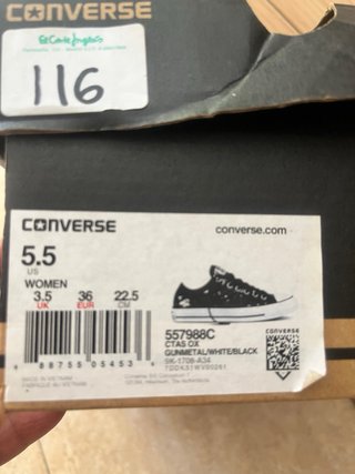 Zapatillas Converse Lentejuelas Talla 36