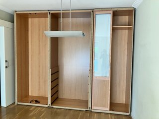 Armario Comedor Modular Madera y Cristal