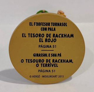 Figuras de colección Tintín en resina. 15 cm