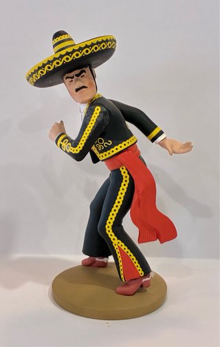 Figuras de colección Tintín en resina. 15 cm
