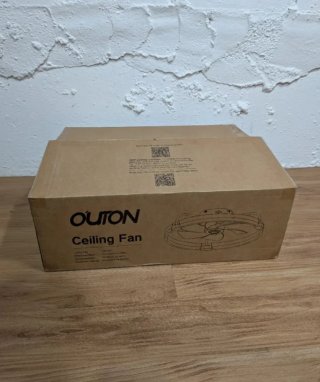 Ventilador Techo con Luz LED 50cm