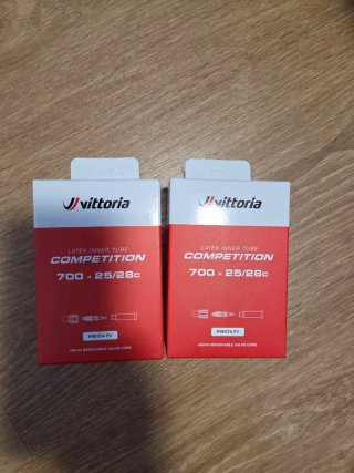 2 Cámaras Vittoria Competición Latex 700x25/28c