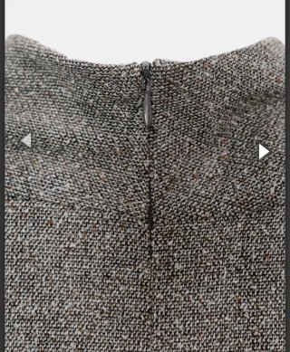 Vestido Zara texturizado. talla S