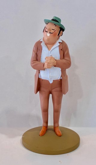 Figuras de colección Tintín en resina. 15 cm