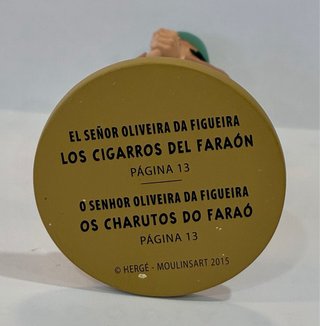 Figuras de colección Tintín en resina. 15 cm
