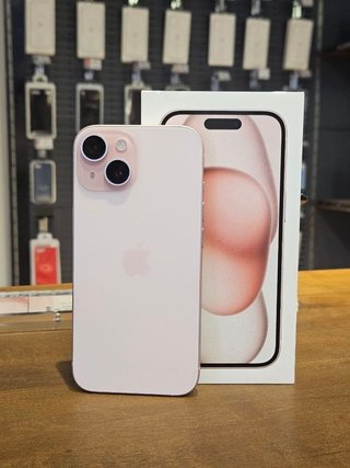 IPHONE 15 256GB ROSA 100% BATERIA - 0 CICLOS