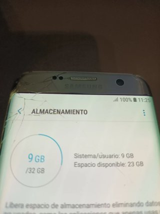 Samsung Galaxy S7 Edge Negro/Plateado
