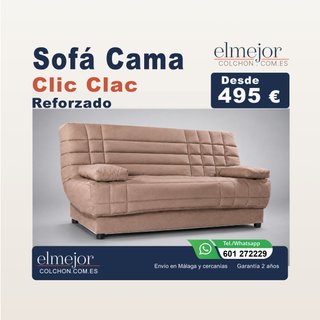 Sofá Cama Clic-Clac Reforzado