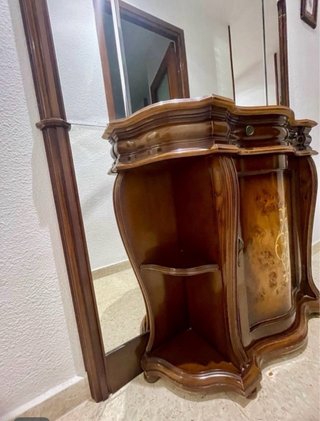 Entradita recibidor vintage con espejo