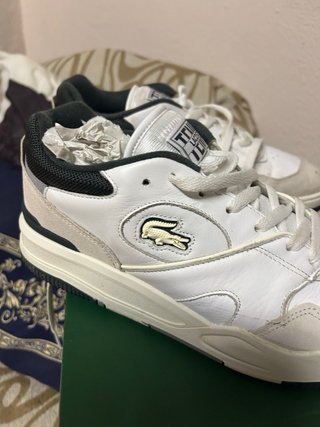 Zapatillas Lacoste Blancas y Verdes