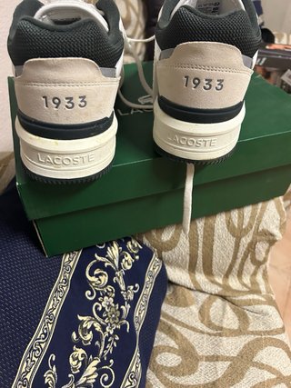Zapatillas Lacoste Blancas y Verdes
