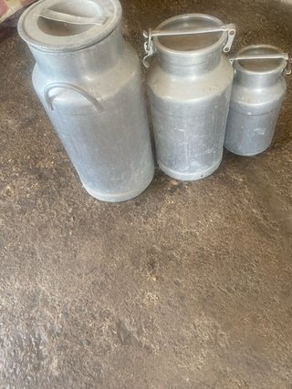 Jarra de lechera de aluminio