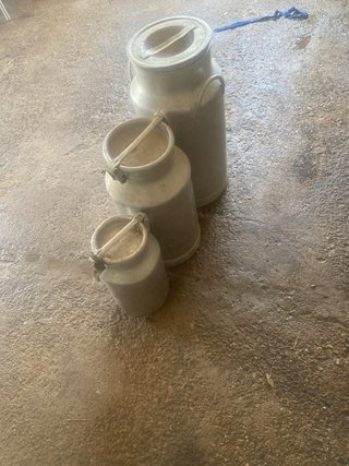 Jarra de lechera de aluminio