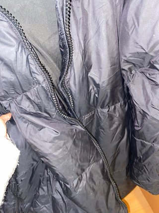 Chaqueta acolchada negra Zara talla L
