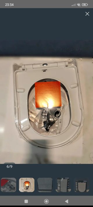 STOCK TAPA WC AMORTIGUADA WENKO EN FORMA D