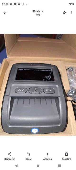 Detector de Billetes Falsos Safescan 155-S