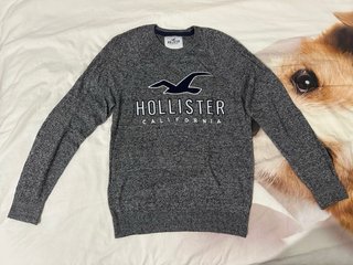 Jersey Hollister Gris Talla S