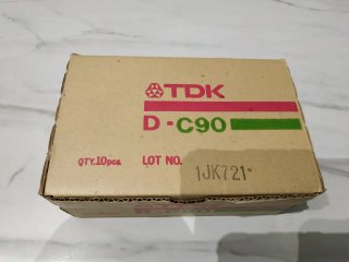 Caja 10 Cintas Cassette TDK D C90 (1979)