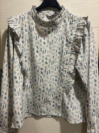 Camisa Compañía Fantástica Estampada Talla M
