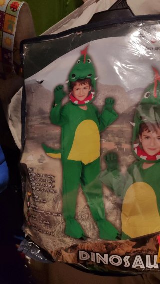 Disfraz Dinosaurio Talla 7-8 años sin estrenar
