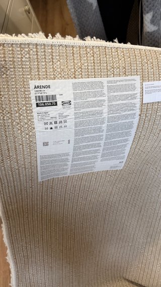 Alfombra Ärende beige nueva