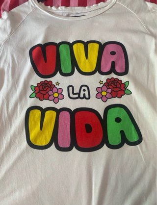 Camiseta Viva la Vida Talla S