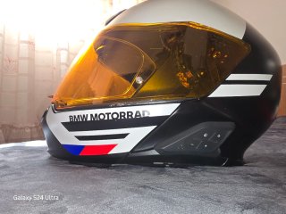 Cascos BMW Azul, Rojo y Blanco
