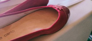 Manoletinas rojas mujer cómodas