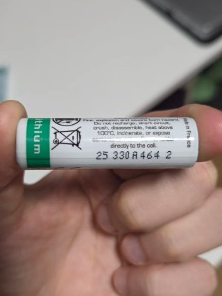 5 Pilas Saft LS 14500 3.6V Li-SOCl2