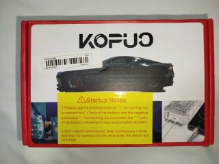 Arrancador de Coche 12V marca Kopuo.