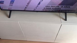 Mueble TV BESTÄ Ikea Blanco Dos módulos