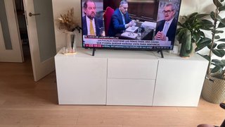 Mueble TV BESTÄ Ikea Blanco Dos módulos