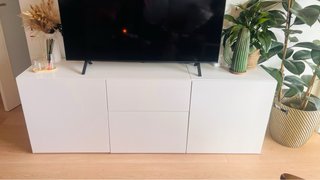 Mueble TV BESTÄ Ikea Blanco Dos módulos