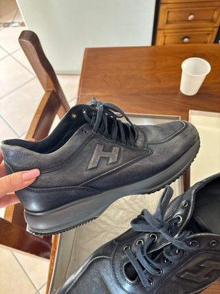 Scarpe Hogan Uomo Nere/Grigie Tg 42