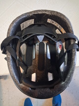 Casco Patinete Azul Oscuro + artículos