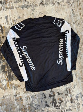 Camisa Supreme Fox Racing Preta e Branca