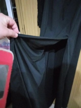 Vestido Negro Largo Fiesta Talla M