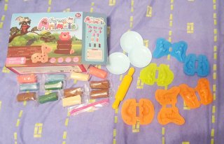 Juguete Plastilina y moldes Animales