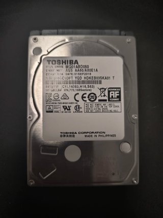 Disco Duro Toshiba 500GB SATA 2.5